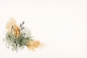Botanical illustration with watercol, a Photo by Dvoevnore photos