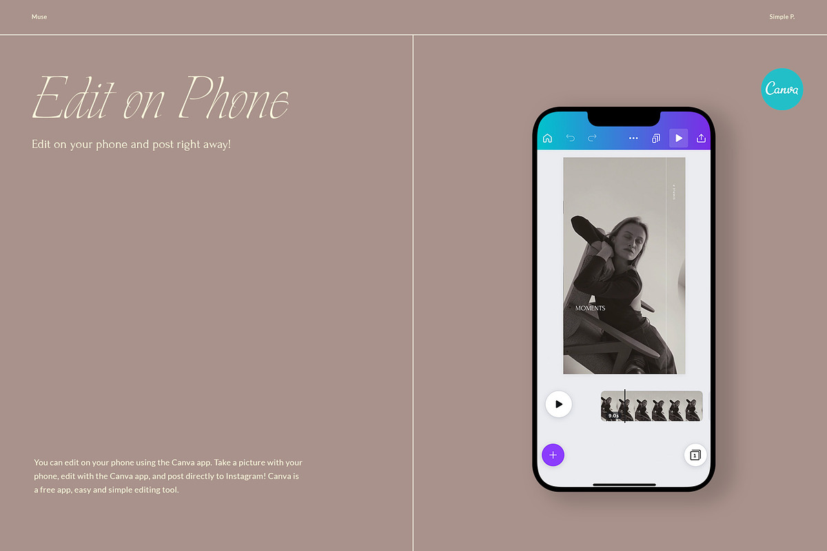 Muse Instagram Kit, a Social Media Template by Simple P. (Photo 5 of 6)