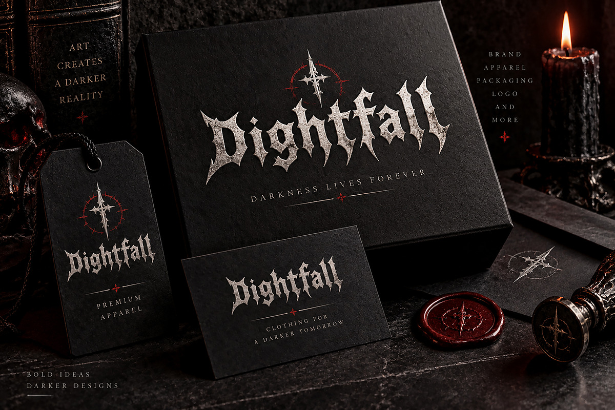 Darkfang, a Blackletter Font by Wow Magic (Photo 3 of 5)