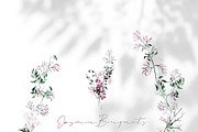Watercolor flower - Jasmine, an Illustration by Beigetime (Thumbnail 13 of 16)