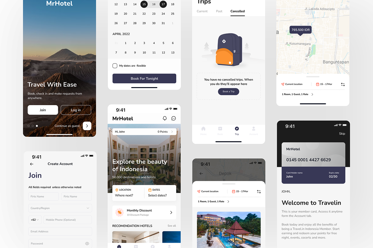 MRHotel - Booking Hotel UI KIT, a Device Mockup by Odama (Photo 5 of 5)