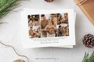 Christmas Card Template CC145