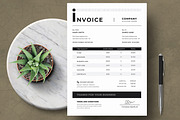 Minimal Invoice Layout, a Stationery Template by MightyDesign (Thumbnail 1 of 8)