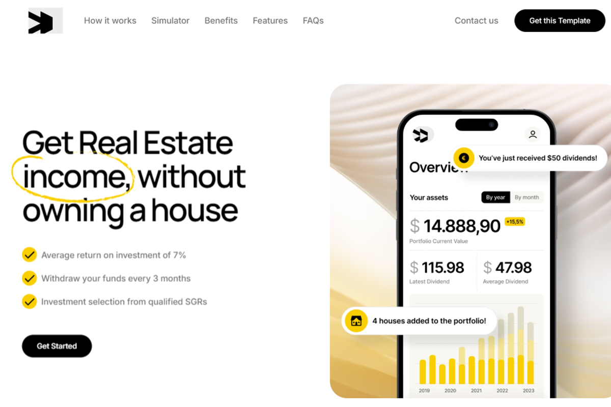 Real Estate  Framer Template, a Landing Page Template by HaithamSimas (Photo 2 of 6)