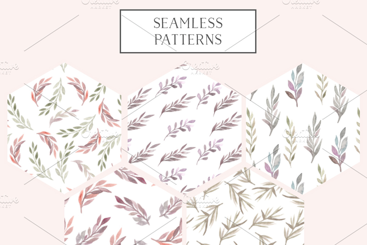 Watercolor flora. Dreamy collection, a Decorative Illustration by Bang Bang Bureau (Photo 4 of 7)