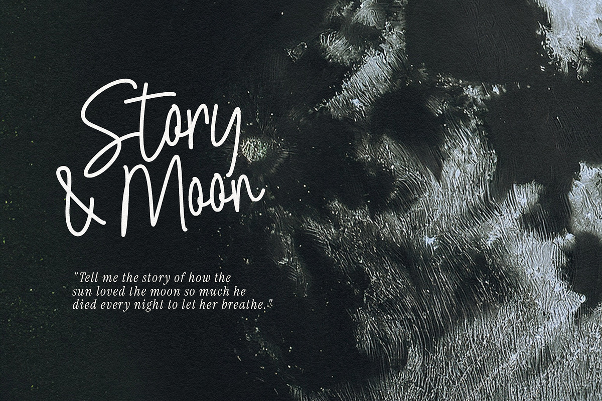 Haqutian Monoline Casual Signature, a Script Font by Maulana Creative (Photo 4 of 7)