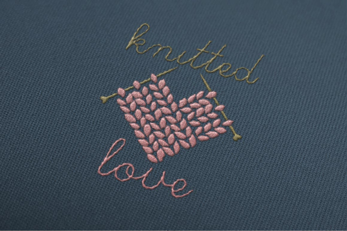 Knit seamless pattern and logo set, a Pattern Graphic by antuanetto (Photo 7 of 8)