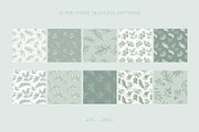 Line Art Olive Branches Clipart, an Object Graphic by ElenKoss (Thumbnail 3 of 10)