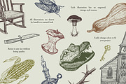 Southern Gothic Graphic Set, a Seasonal Illustration by Valerie (Thumbnail 4 of 8)