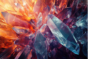 Shimmering Abstract crystal, an Abstract Photo by Ylivdesign