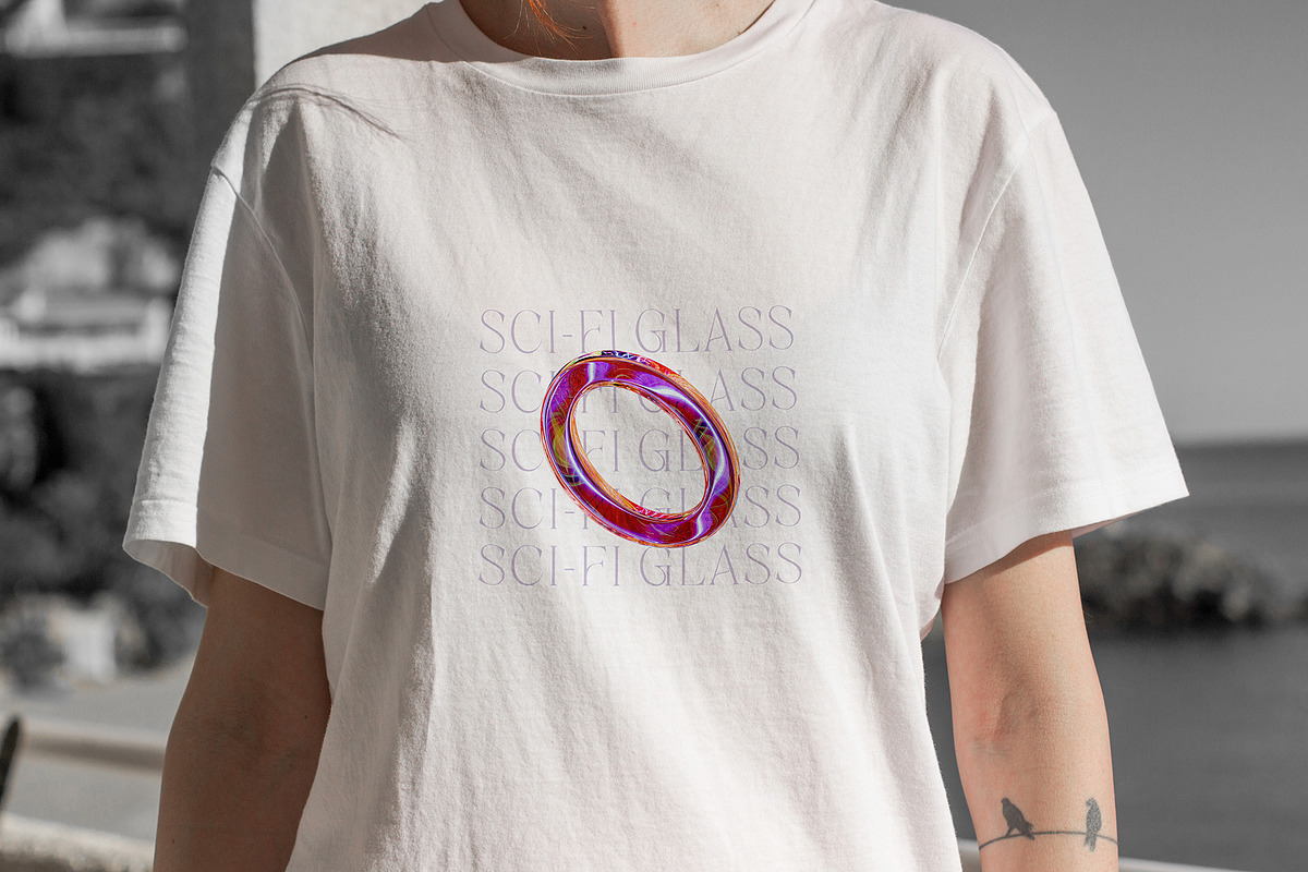 Sci-Fi Glass Abstract 3D PNG Shapes, an Object Graphic by stasylionet (Photo 5 of 10)