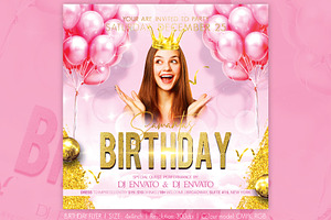 Birthday Flyer, a Flyer Template by Artolus