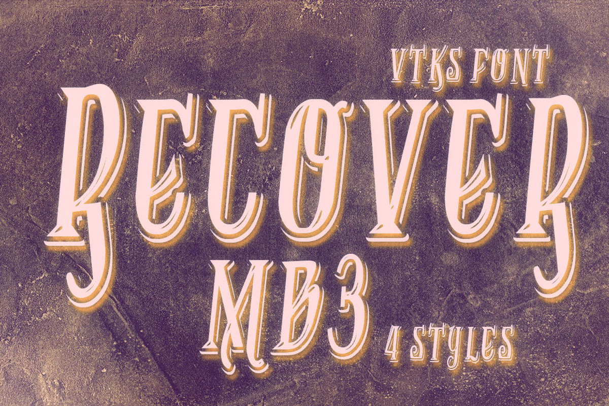 Recovery MB font preview 4