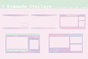 Streaming: Iridescent Galaxy Kit, a Social Media Template by Liseno Designs (Thumbnail 4 of 9)