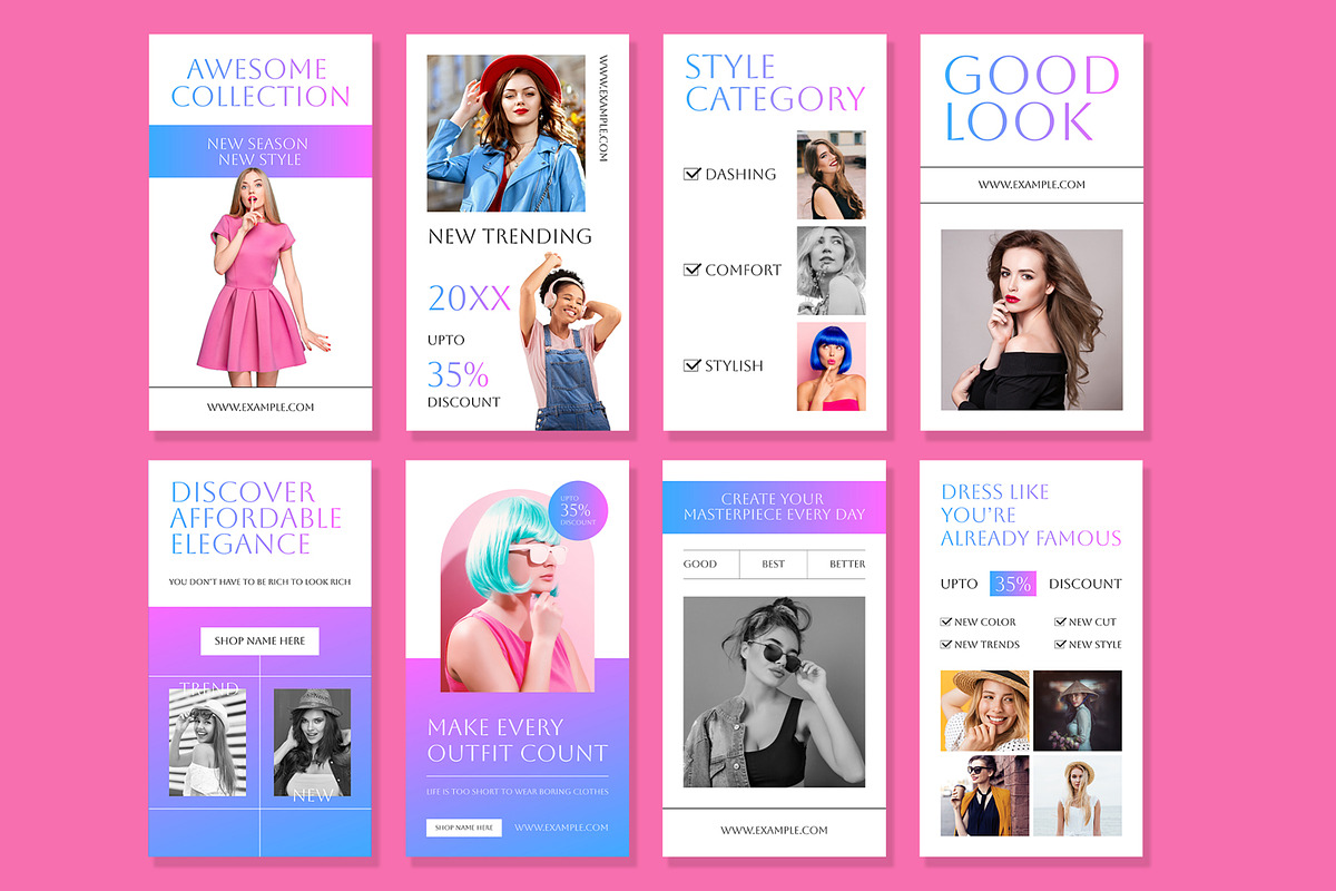 Fashion Sale Social Media Story, a Social Media Template by CreativeShaper (Photo 1 of 4)