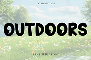 Outdoors, a Script Font by InermediaSTUDIO (Thumbnail 1 of 7)