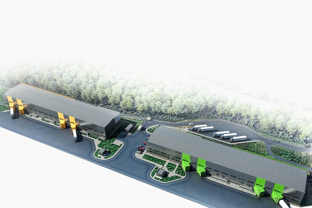 Logistics Complex Center, an Architecture 3D Model by 3DNUTS (Photo 1 of 14)