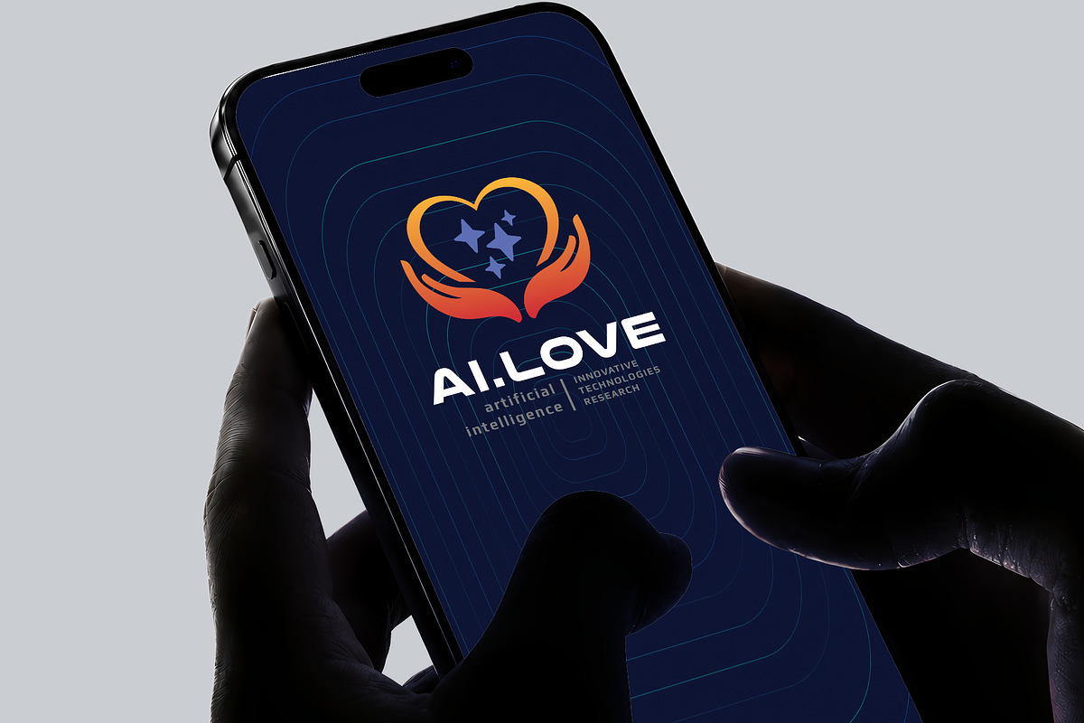Heart and Hands Care Ai Logo, a Branding & Logo Template by Design_Planet (Photo 2 of 4)