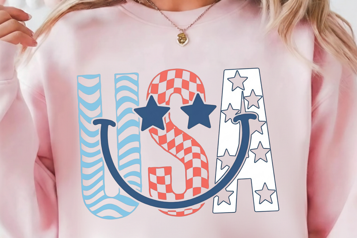 USA Smile PNG, Patriotic Coquette PN, a Graphic by Vector Portal (Photo 6 of 7)
