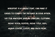 HEROFENT, a Blackletter Font by Viswal Studio (Thumbnail 2 of 5)