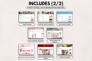 PLR Notion Templates Bundle Resell