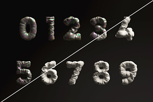 PUFFY - 3D Letters Set