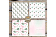 Coquette Christmas Digital Paper, a Pattern Graphic by JennyL Designs (Thumbnail 8 of 8)