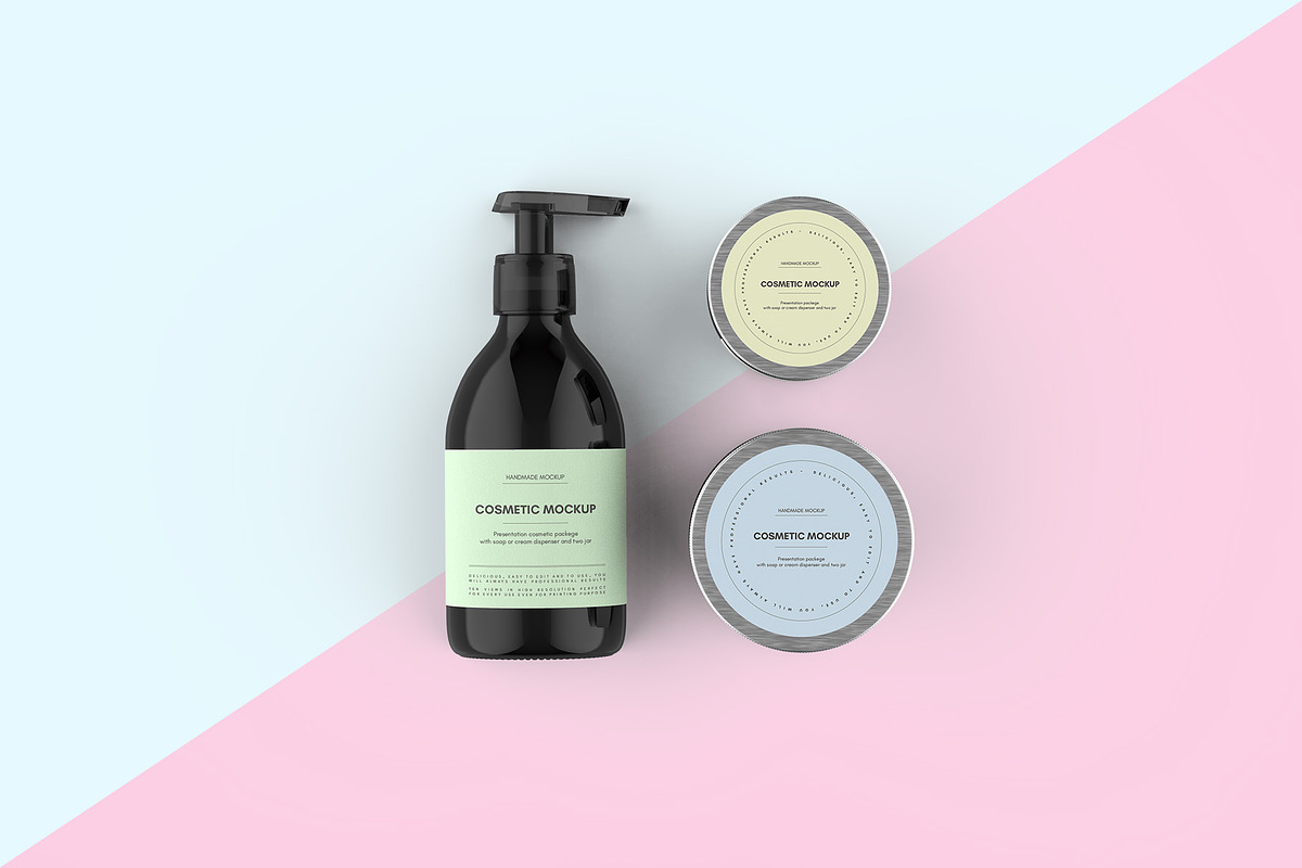 Cosmetic Set Mockups - 10 views, a Packaging Mockup by Illusiongraphic (Photo 13 of 14)