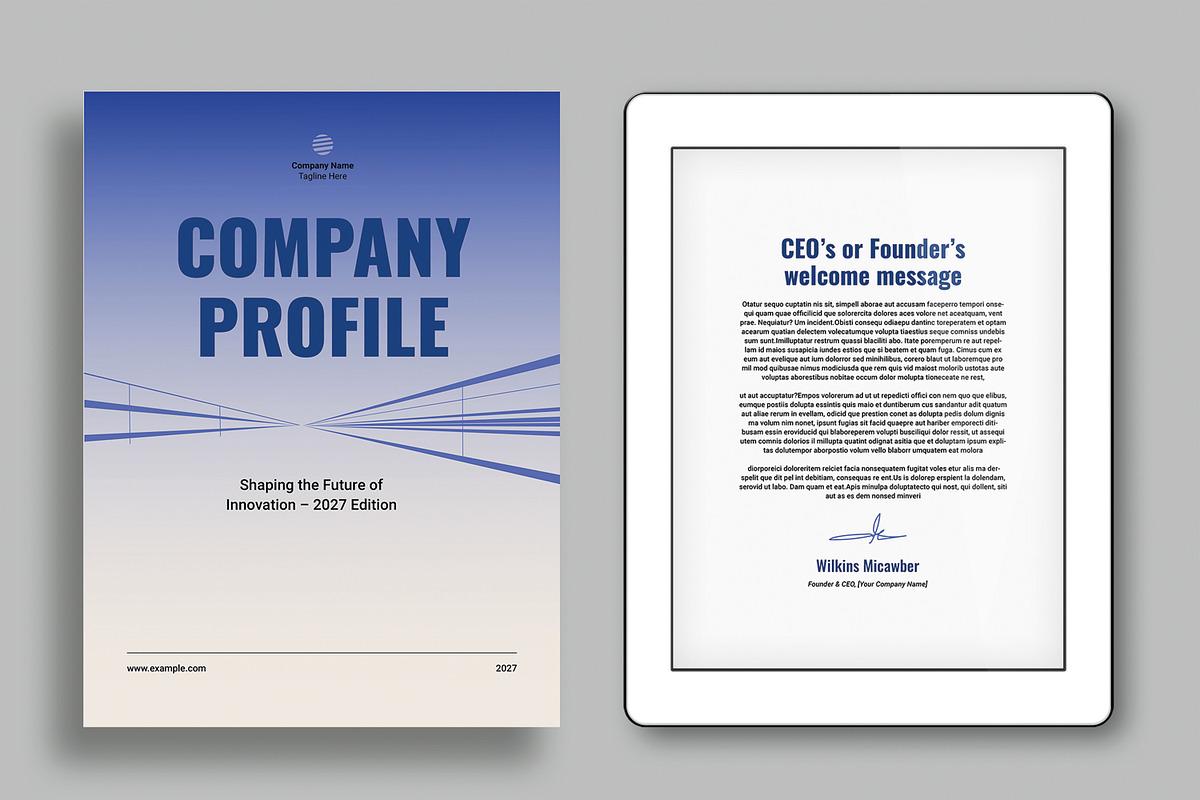 Company Profile Ebook for Businesses, an UI Kit Template by MightyDesign (Photo 2 of 10)