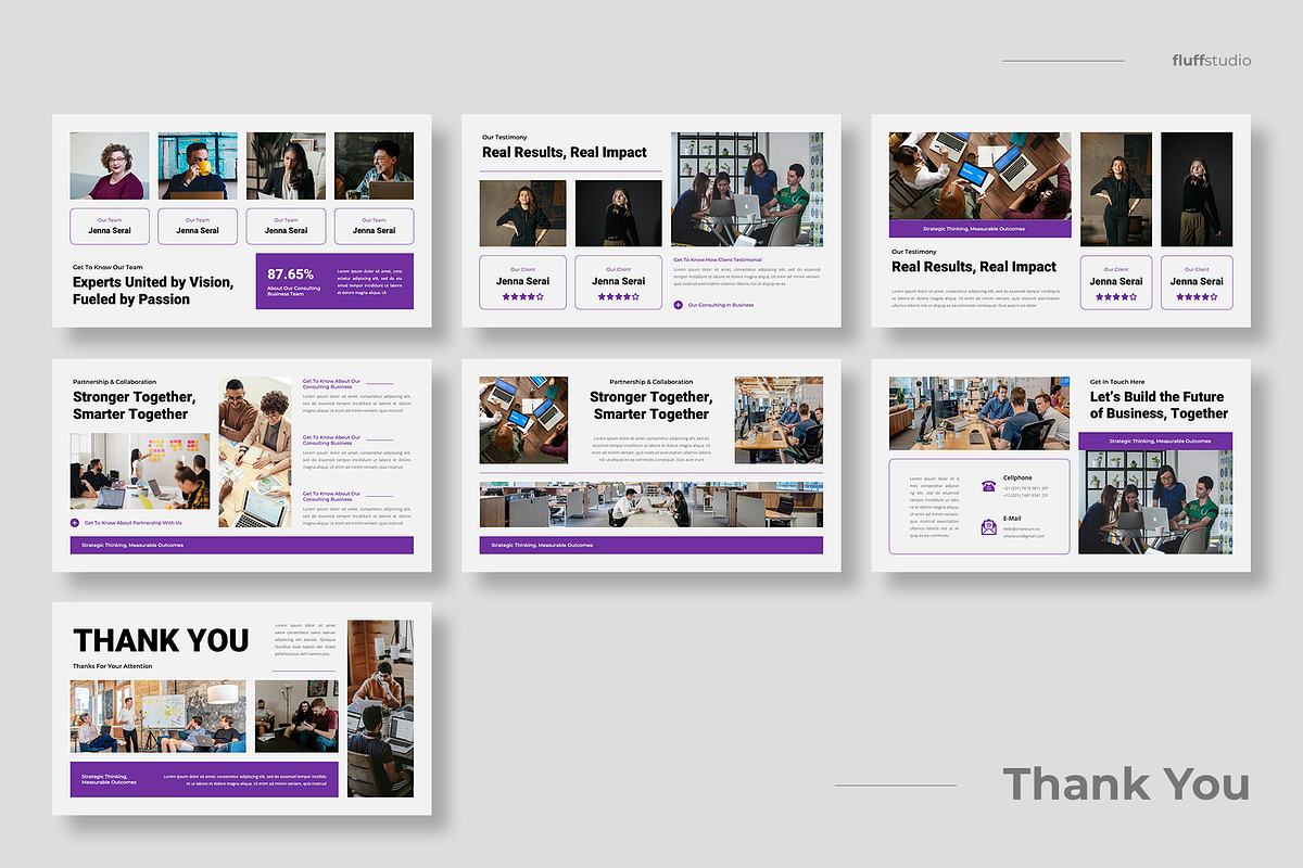 Business Consulting Google Slides, a Presentation Template by fluffstudio (Photo 4 of 4)
