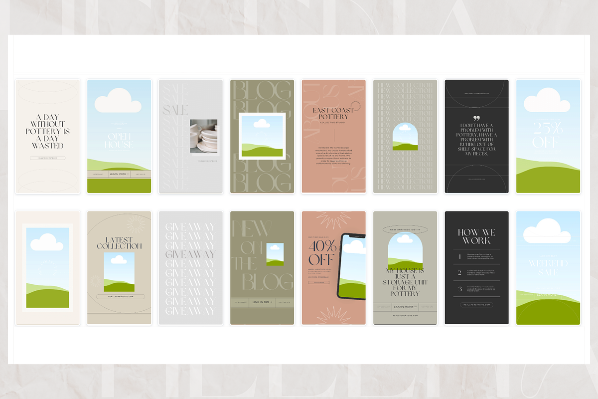 Helena | Canva Instagram Templates, a Social Media Template by Feather & Sage Design (Photo 7 of 10)