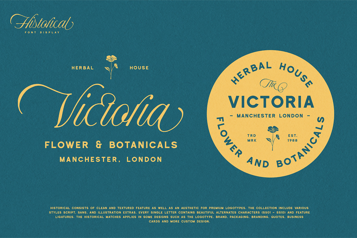 Historical - Handdrawn Font preview 4