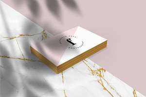 10 Elegant Business Cards Mockup