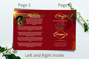 Red and Gold Roses Funeral Program, a Brochure Template by Feel Inspired Digitals (Thumbnail 4 of 5)