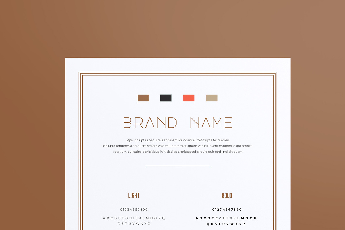 Brand Moodboard Design, a Stationery Template by MightyDesign (Photo 2 of 8)