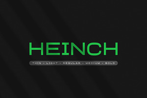 Heinch - Expanded Sans Family