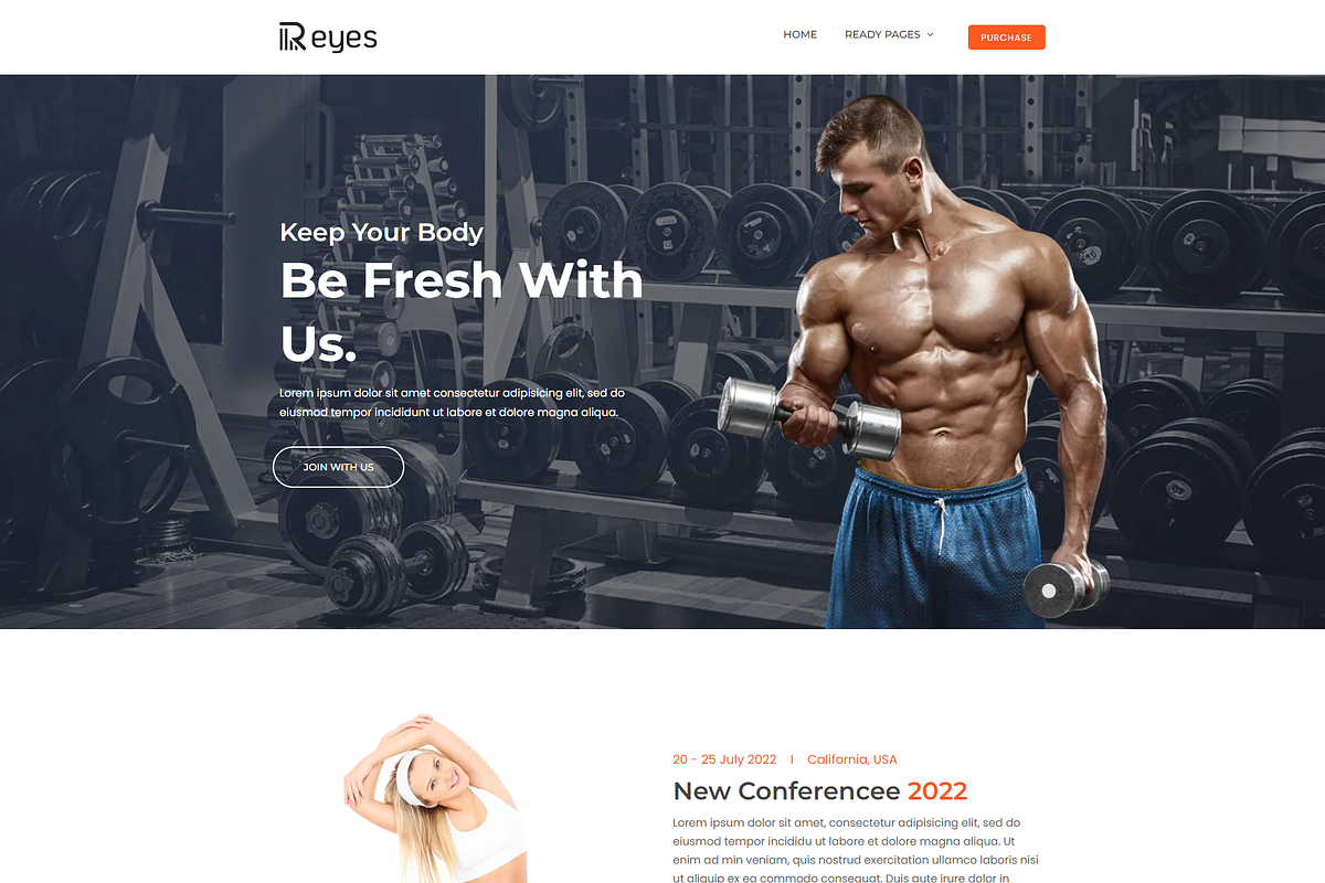 Multipurpose Landing Page Template, a Bootstrap Template by HasThemes (Photo 3 of 4)