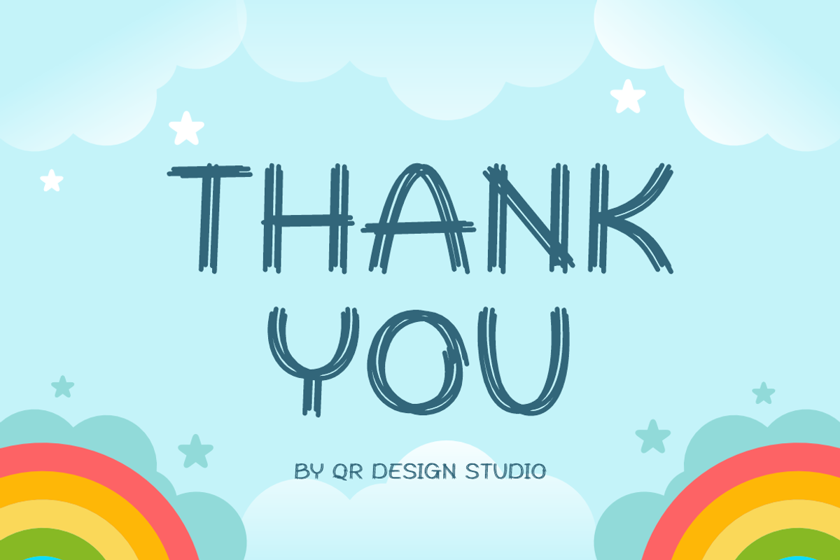 Kidsgo - Kids Font, a Handwritten Font by QR Design Studio (Photo 7 of 7)