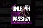 Soccer Social Media Posts Templates, a Flyer Template by iHemalaya (Thumbnail 4 of 4)
