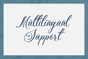 Shineblue - Romantic Calligraphy, a Script Font by RockboyStd (Thumbnail 7 of 12)