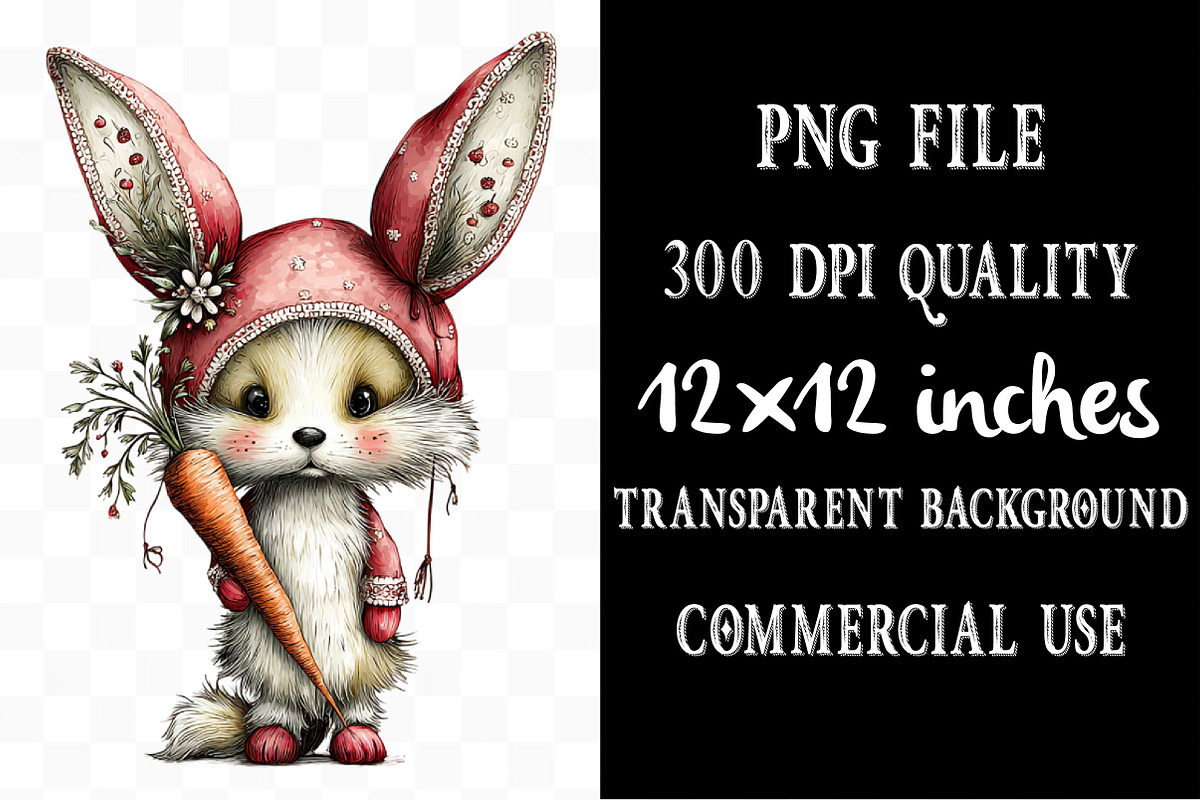 Whimsical Easter Clipart, an Illustration by Designking (Photo 4 of 5)