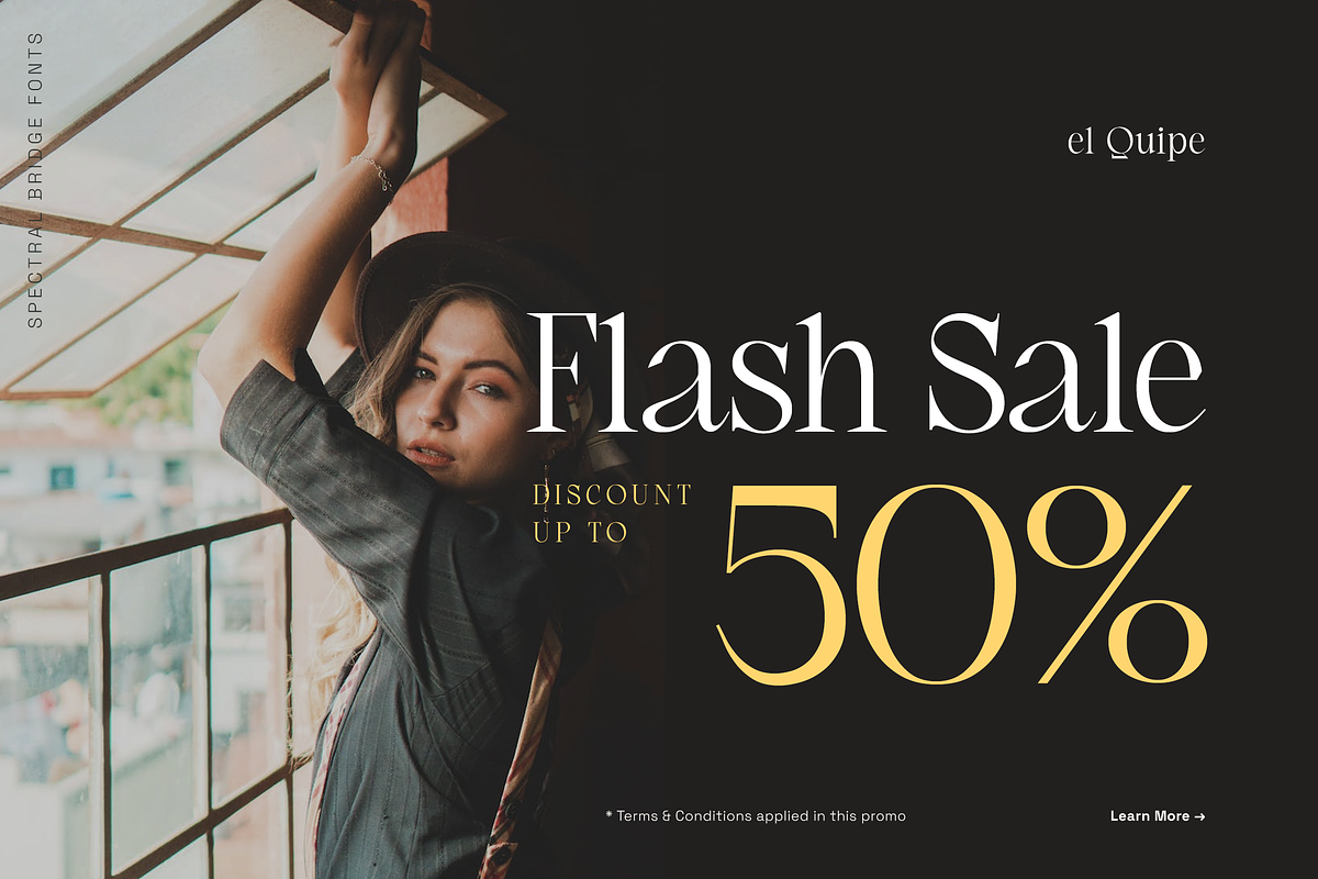 Spectral Bridge - Modern Serif, a Serif Font by Namara Creative Studio (Photo 6 of 14)
