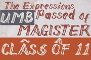 Alkaly Texture Typeface, a Font by SSI.Scraps (Thumbnail 2 of 12)
