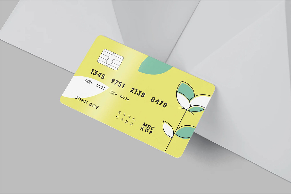 5 Bank Card Mockups, an Advertising Mockup by megostudi0 (Photo 7 of 7)