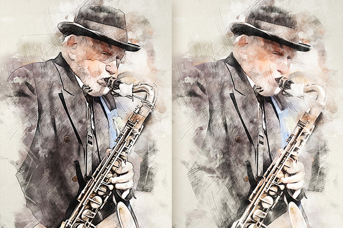 Quick Sketch Photoshop Action, an Action Add-On by GorynArt (Photo 17 of 17)