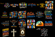 Funny Mom & Faith T-Shirt Design Pac, a Graphic by vintage (Thumbnail 3 of 3)