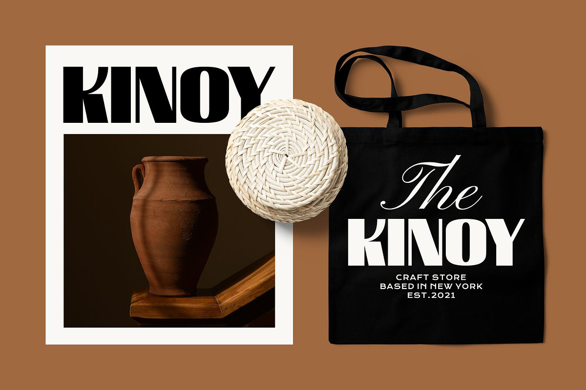 Hero Kawig - Chunky Display Font, a Sans Serif Font by Imoodev (Photo 2 of 5)