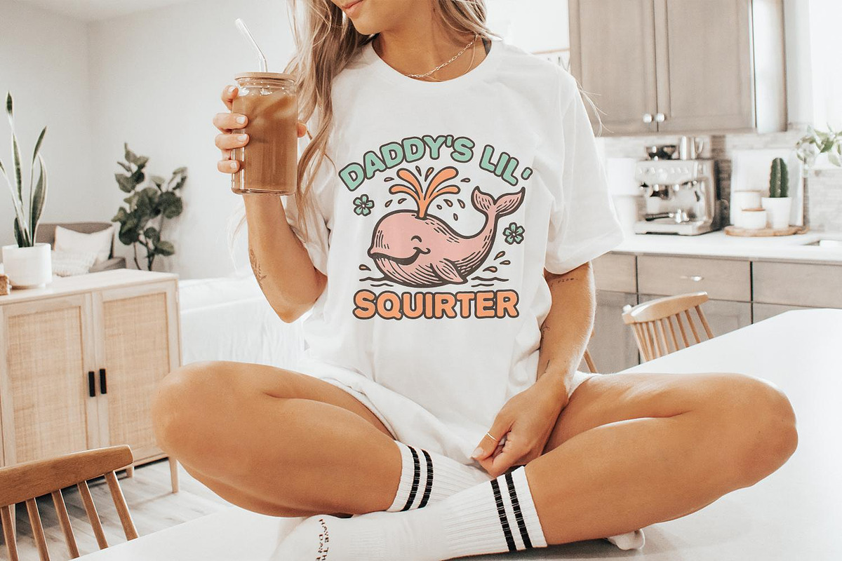 Daddy’s Lil’ Squirter PNG, Cute, an Illustration by SharpMarketplace (Photo 9 of 9)