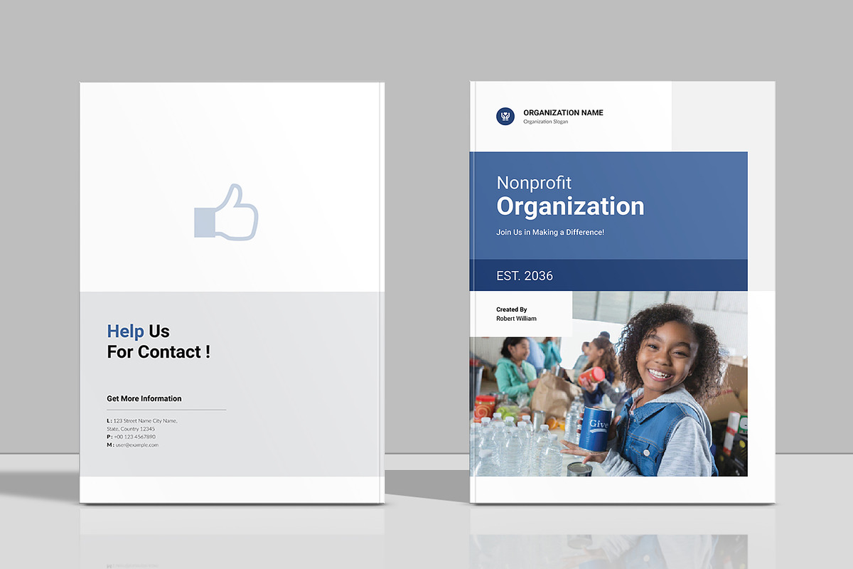 Nonprofit Organization Brochure, a Brochure Template by Spark_Creative (Photo 9 of 12)
