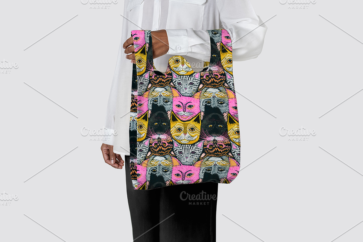 Meow Mix Cats | Seamless Pattern, a Pattern Graphic by PATTERNBASE (Photo 3 of 9)